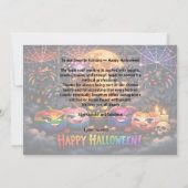 Carte 🕷️🌈 citrouilles patch arc-en-ciel LGBT (Dos)