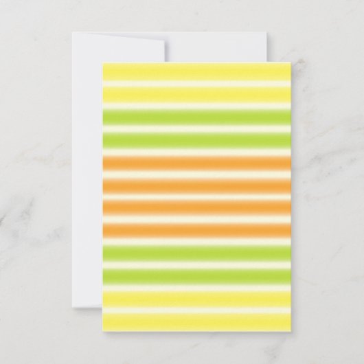 Carte Citrus Citrus Citron Lime Et Orange Stripes (Devant)