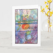 Carte City Sunrise (Fleur jaune)