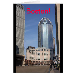 Carte Cityscape de Boston