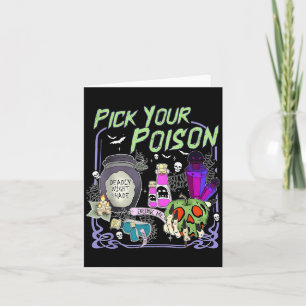 Carte Ck Your Ison Buvez-Moi Halloween Witch Party