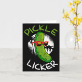 Carte Ckle Licker Funny Cuber Daddy Joke Humorous (Fleur jaune)