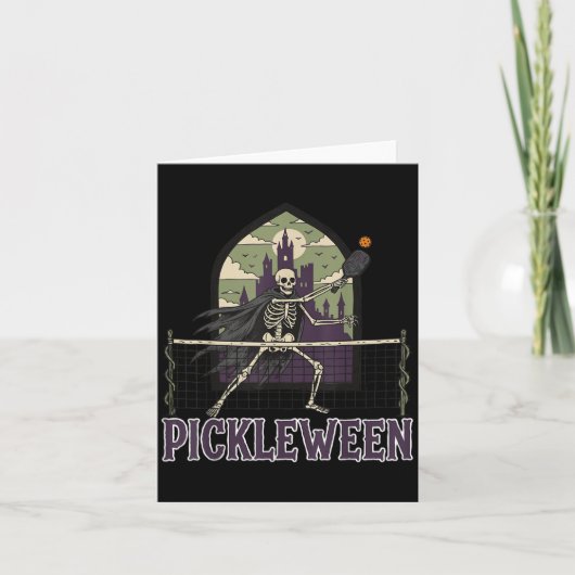 Carte Ckleween Ckleball Halloween Costume Squelette Goth (Devant)