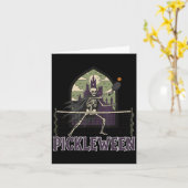 Carte Ckleween Ckleball Halloween Costume Squelette Goth (Fleur jaune)