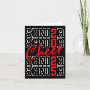 Carte Cl De 2025 Cheer Graduation Cl De 2025 Senior 25