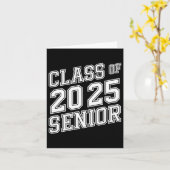 Carte Cl De 2025 Diplômé Secondaire Filles Garçon (Fleur jaune)