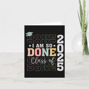 Carte Cl De 2025 Je Suis Donc Fait Senior 2025 Graduatio