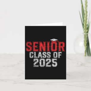 Carte Cl De 2025 Senior 2025 Retour À L'École Graduation