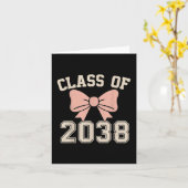 Carte Cl De 2038 Augmenter Avec Moi Mete Bow Graduation  (Fleur jaune)