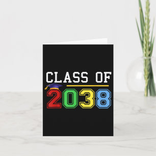 Carte Cl De 2038 Graduation Fun Style Académique