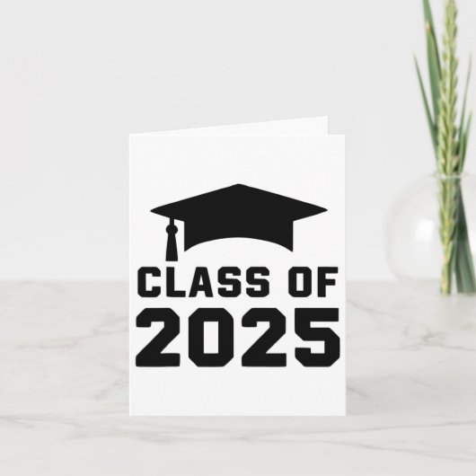 Carte Cl Of 2025 School Graduation (Devant)