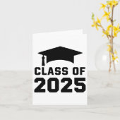 Carte Cl Of 2025 School Graduation (Fleur jaune)