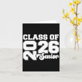 Carte Cl Of 2026 Senior Graduation Day School Events, Se (Fleur jaune)