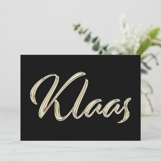 Carte Claa White Gold (Debout devant)