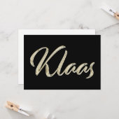 Carte Claa White Gold (Devant/Arrière en situation)