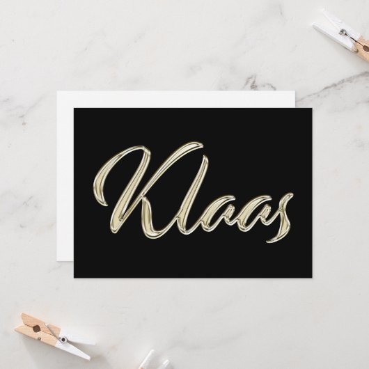 Carte Claa White Gold (Devant/Arrière en situation)