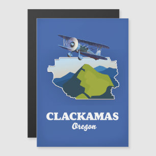 Carte Clackamas Oregon USA