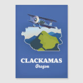 Carte Clackamas Oregon USA (Devant)