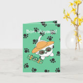 Carte Clacney des vacances ! (Fleur jaune)