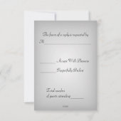 Carte Claddagh R.S.V.P (Noir) (Dos)