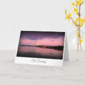 Carte Clair de lune de Coorong (Fleur jaune)