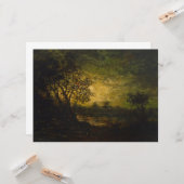 Carte Clair de lune (par Ralph Albert Blakelock) (Devant/Arrière en situation)