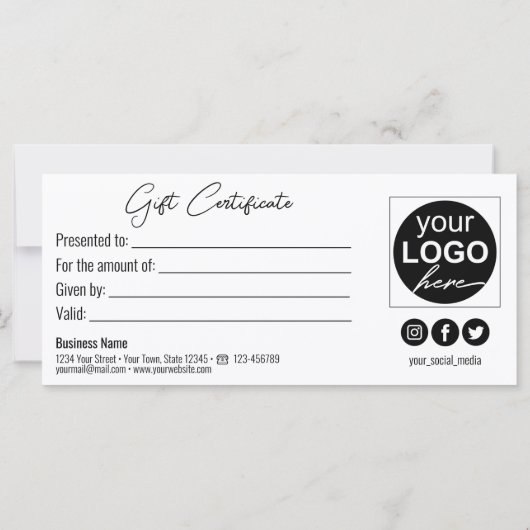 Carte Clair Lumineuse Bow ronde or Élégant cadeau blanc (Dos)