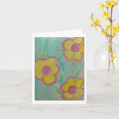 Carte Claire's Flowers (Fleur jaune)