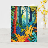 Carte Clairière de forêt vibrante (Fleur jaune)