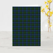 Carte Clan Campbell Military Tartan (Fleur jaune)