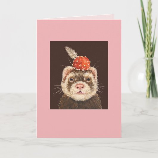 Carte Clancy the ferret card (Devant)