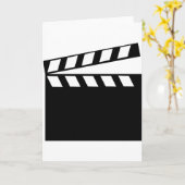 Carte Clappeur de films (Fleur jaune)