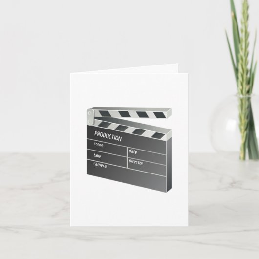 Carte Claquette de film (Devant)