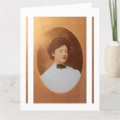 Carte Clara Sage Talla Johnson 1909 portrait fine art  (Devant)
