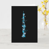 Carte Clarinet Splash (Fleur jaune)