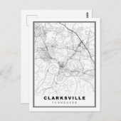 Carte Clarksville (Devant / Derrière)