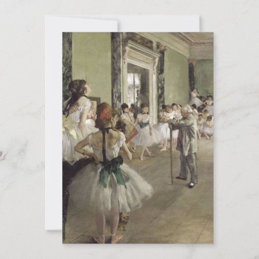 Carte Classe Ballet | Edgar Degas (Devant)