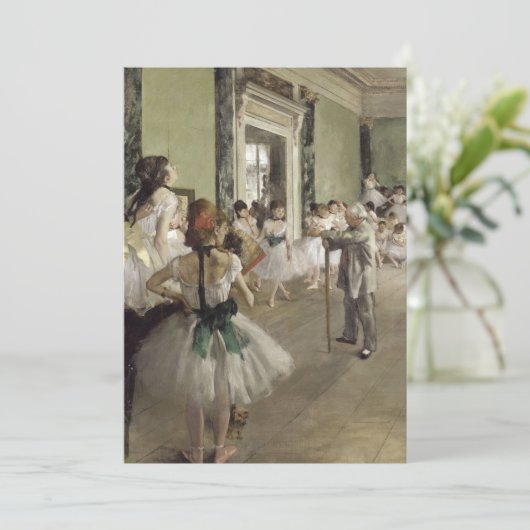 Carte Classe Ballet | Edgar Degas (Debout devant)