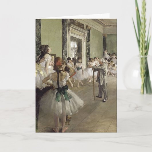 Carte Classe Ballet | Edgar Degas (Devant)