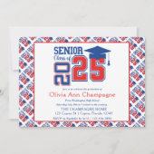 Carte Classe bleue et rouge de 2025 (Devant)