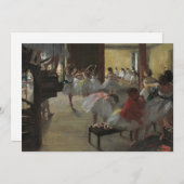 Carte Classe Danse | Edgar Degas (Devant / Derrière)
