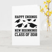 Carte Classe De 2018 (Fleur jaune)