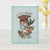 Carte Classe de 2020 (Fleur jaune)