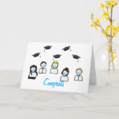 Carte Classe de 2020 Graduation (Fleur jaune)