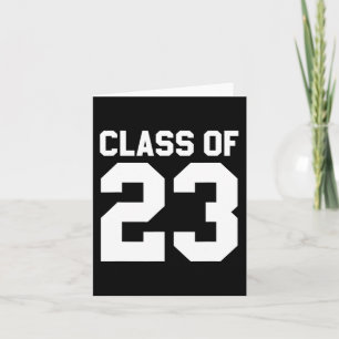 Carte Classe de 2023 Diplômé supérieur Retour à l'école