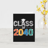 Carte Classe De 2040 Augmenter Avec Moi Premier Jour De (Fleur jaune)