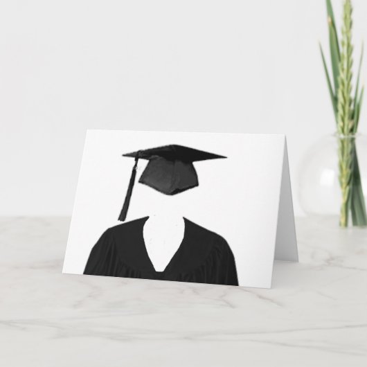 Carte Classe de Cap and Gown Template2 (Devant)