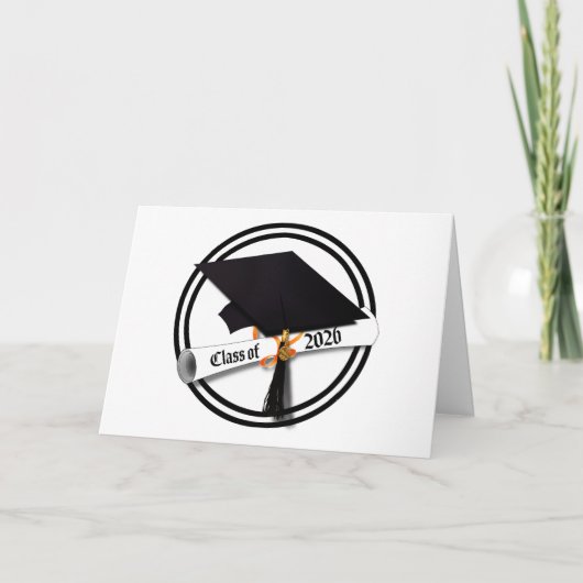 Carte Classe de Casquette de 2e année de 2026 (Devant)