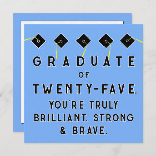 Carte Classe de diplôme créatif de 2025