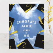 Carte Classe de fin d'études de 2025 (Fleur jaune)